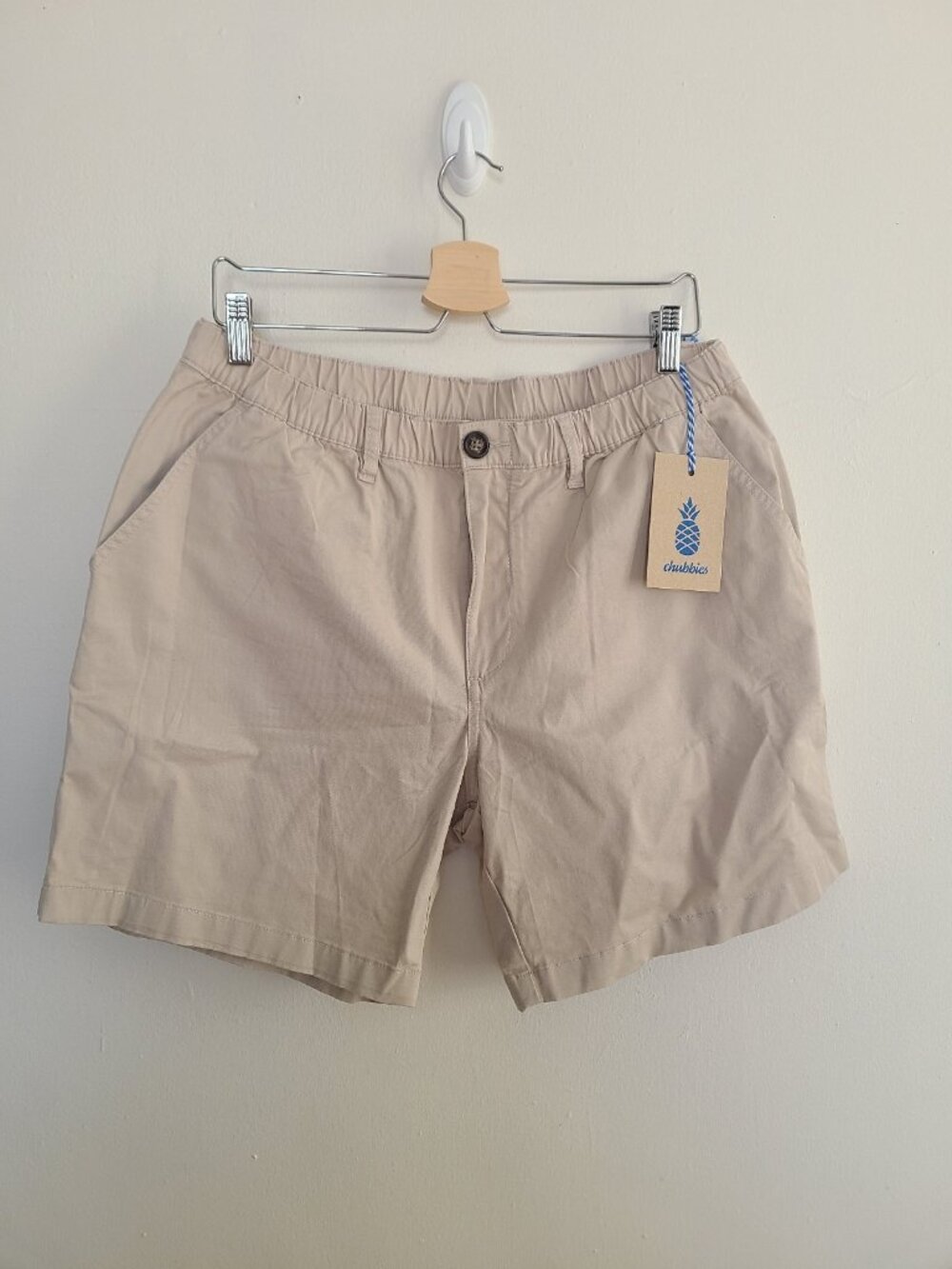 NWT Chubbies The Khakinators 7” Originals Stretch Twill Shorts XL